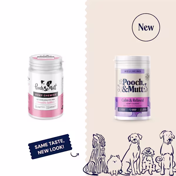 P&M NEW vs OLD SUPPLEMENTS WELLBEING CALM & RELAXED 150 g