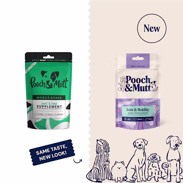 P&M NEW vs OLD SUPPLEMENTS WELLBEING JOINT & MOBILITY MOBILE BONES