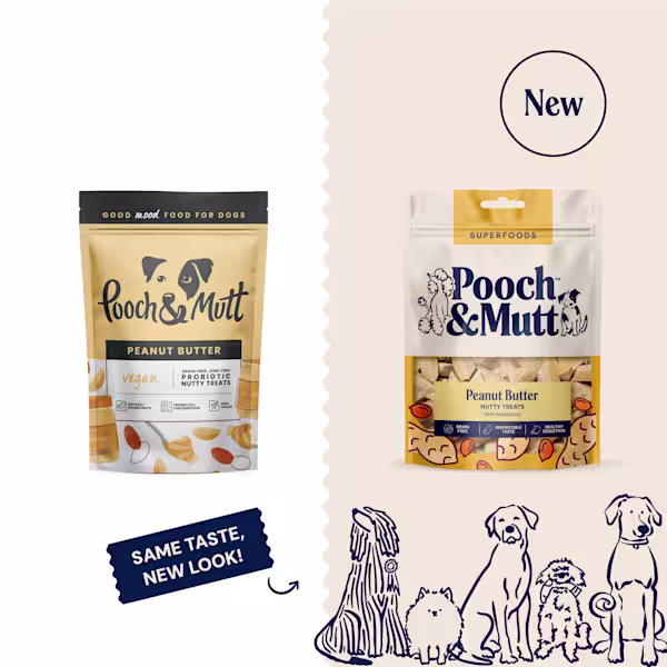 P&M NEW vs OLD TREATS SUPERFOODS PEANUT BUTTER