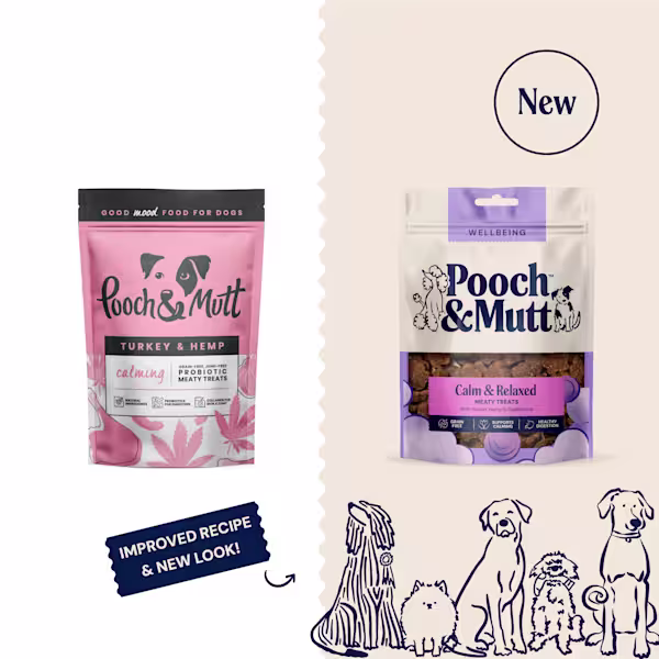 P&M NEW vs OLD TREATS WELLBEING CALM & RELAXED